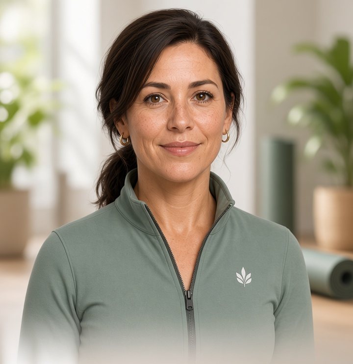 Juno, the AI-generated host of Vital Pulse